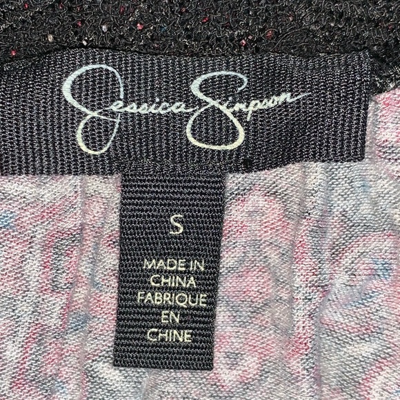 Jessica Simpsons cutout blouse size small - Picture 5 of 6